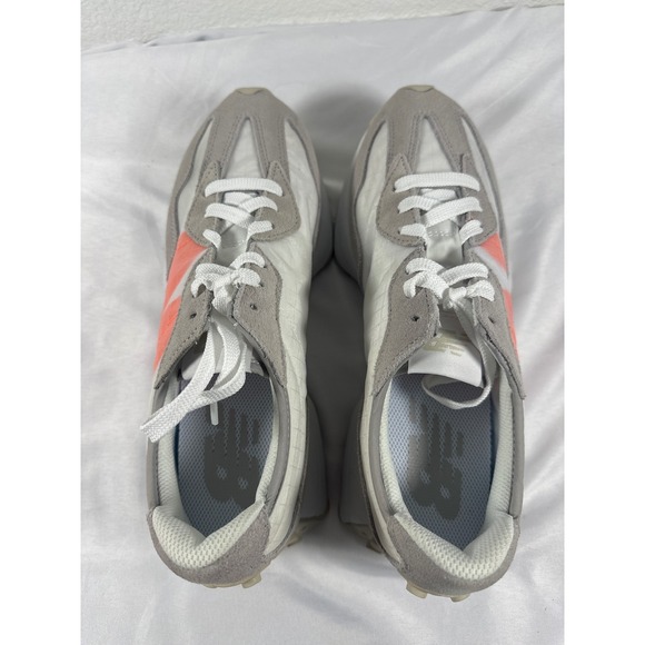 New Balance 327 Sea Salt Bright Orange MS327SS Mens Size 9 Lifestyle Sneakers - Picture 7 of 8